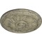 Ekena Millwork Kirke Ceiling Medallion (Fits Canopies up to 3 3/4"), 15 3/4"OD x 5/8"P, Castle Stone Crackle CM16KICSC - alternate 3